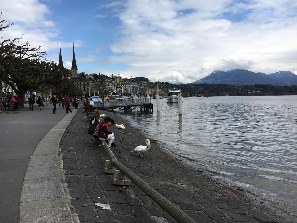 Hotel Falken Luzern Buitenkant foto